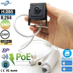 1080P 5MP Video Audio Super HD Security Hidden Mini Network Cctv Camera Covert MINI IP CAMERA POE SD Card Recording IP Camera TF Card Slot