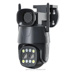 Camhipro Humanoid Tracking Ptz Two-Way Audio IR 4MP 2MP Wireless Wifi Outdoor 4g Sim Card Dual Lens Dome PTZ IP Security Camera