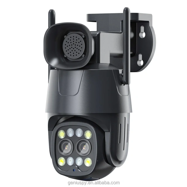 Camhipro Humanoid Tracking Ptz Two-Way Audio IR 4MP 2MP Wireless Wifi Outdoor 4g Sim Card Dual Lens Dome PTZ IP Security Camera