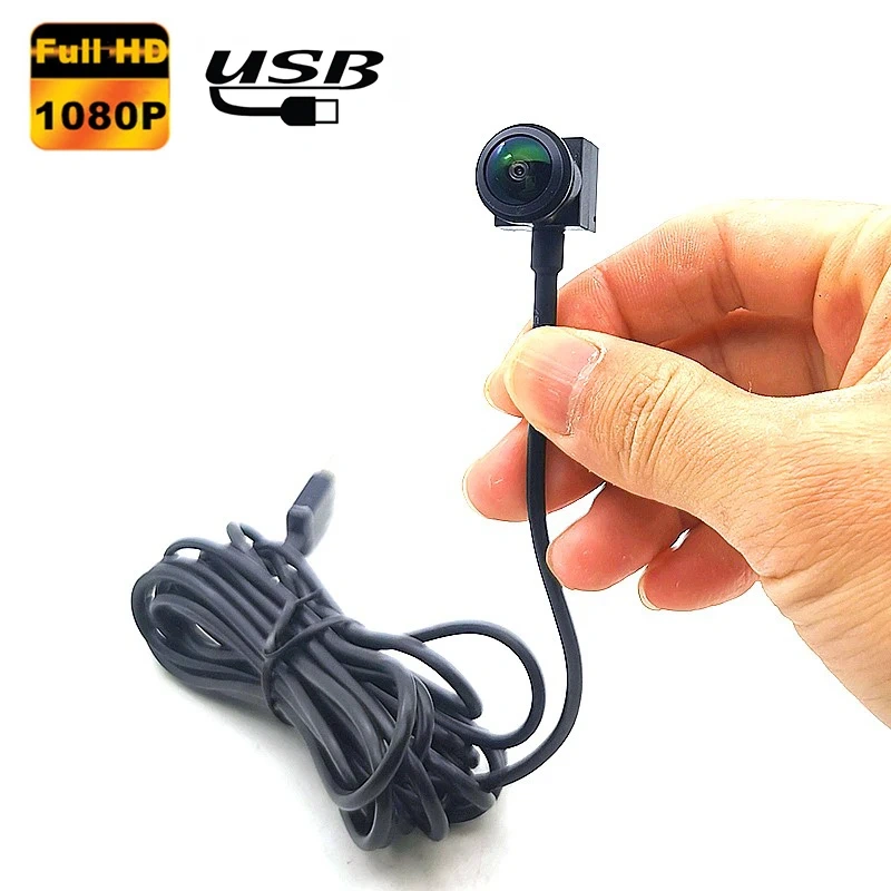 1.7mm Fisheye FOV 160Degree Without Black Corner Full HD Micro 1080P USB Camera Mini UVC Protocal 1920X1080P 2MP Mini PC Webcam Support OTG