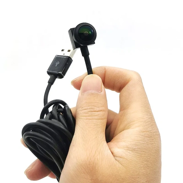 1.7mm Fisheye FOV 160Degree Without Black Corner Full HD Micro 1080P USB Camera Mini UVC Protocal 1920X1080P 2MP Mini PC Webcam Support OTG
