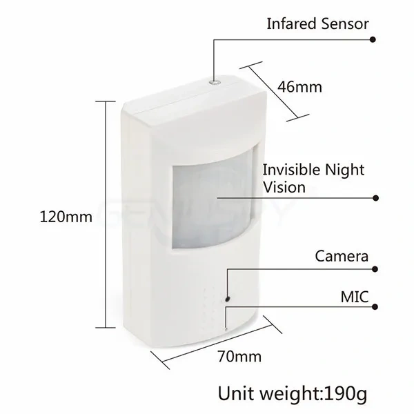 GENIUSPY 2MP 3MP 4MP 5MP 8MP 4K Audio POE Night Vision Mini ip camera 940nm infrared IR led PIR Style H264 H265 P2P ONVIF Xmeye ICSEE