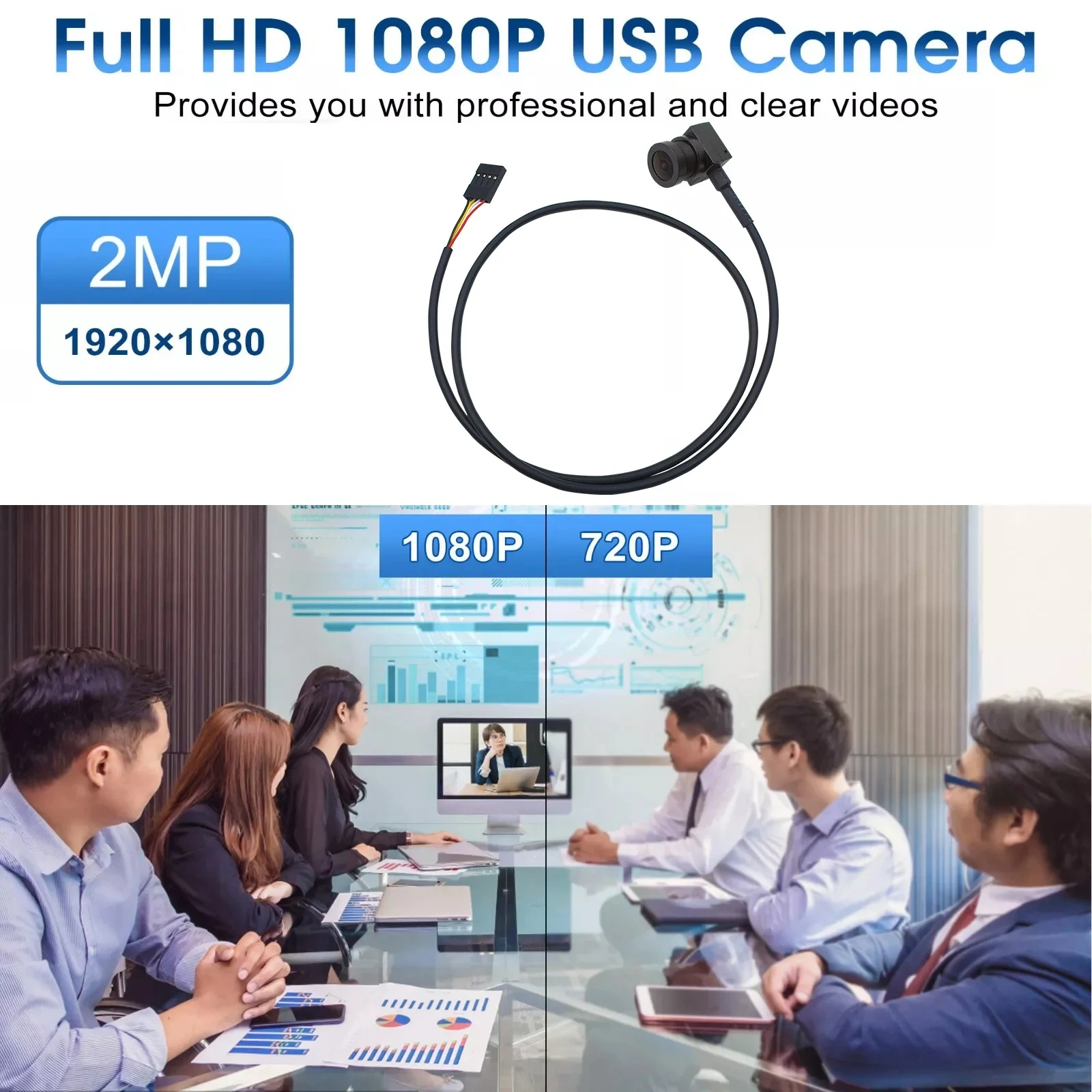 1080p Wide-angle 120 ° DuPont Camera With Audio