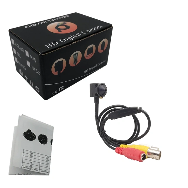 15*15mm Sony IMX323 Low Lux 1080P Pinhole AHD Mini Spy Cameras For Home Security Camera With UTC Menu Audio