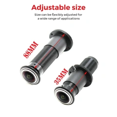 2MP 3MP HD Video Peephole Wifi Camera Motion Detection Door Viewer Video-eye Wireless Intercom Monitor for Home Security v380pro/ICSEE/TUYA APP optional