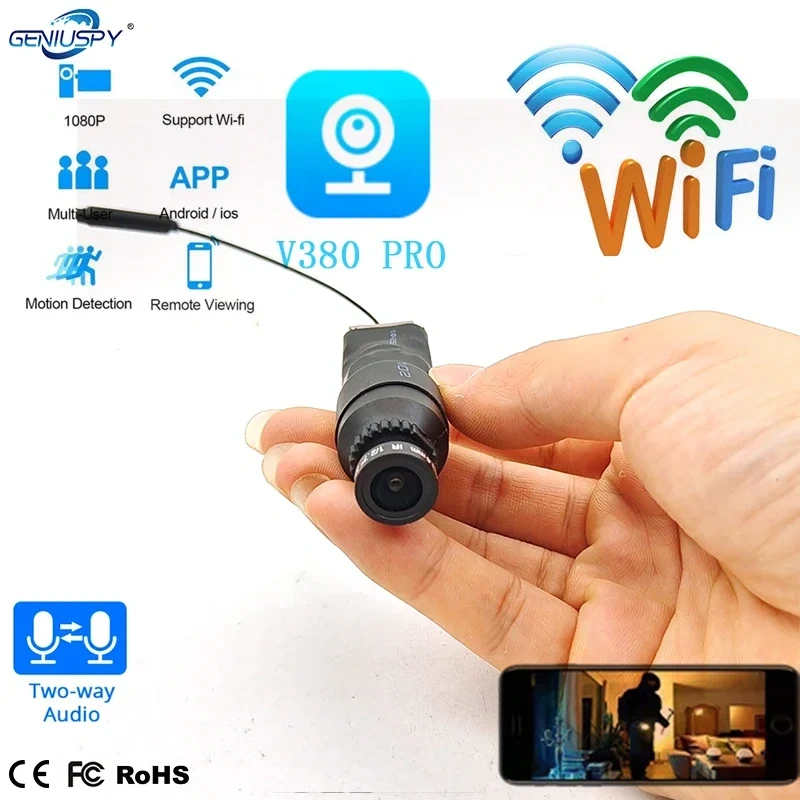 DIY IP Camera Module Mini Wifi Module Small V380 V380pro 3MP Wireless PCB Security P2P Two Way Audio Industry Smart Cloud TF