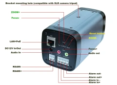 Videolink RTMP 4K 8MP 360X ZOOM Auto ZOOM Tracking IMX415 POE IP Camera Box ONVIF Absolute Move Auto IRIS Hik Protocol Cam