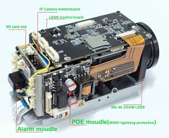 Videolink RTMP 4K 8MP 360X ZOOM Auto ZOOM Tracking IMX415 POE IP Camera Box ONVIF Absolute Move Auto IRIS Hik Protocol Cam
