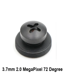 screw lens for CCTV Camera 3.7mm Lens 2.0 MegaPixel Wide-angle 72 Degree M12 x 0.5 Mount Button lens For CCTV Security Camera