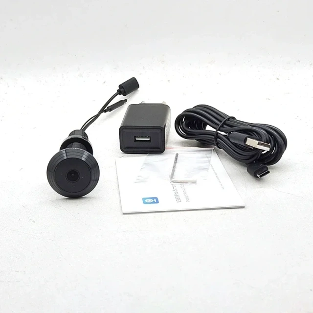New 16MM Diameter V380 App Door Wide-angle Cat Eye Infrared Night Vision Peephole WiFi Door Camera SD Card Slot Two Way Audio