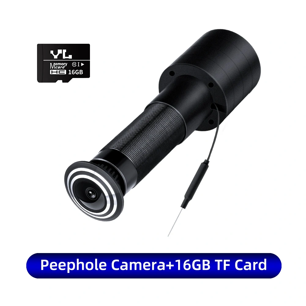 Awapow Tuya Wifi Peephole Camera Mini Door Eye Viewer HD 1080P PIR Night Vision Wireless Motion Detection Smart Home Security