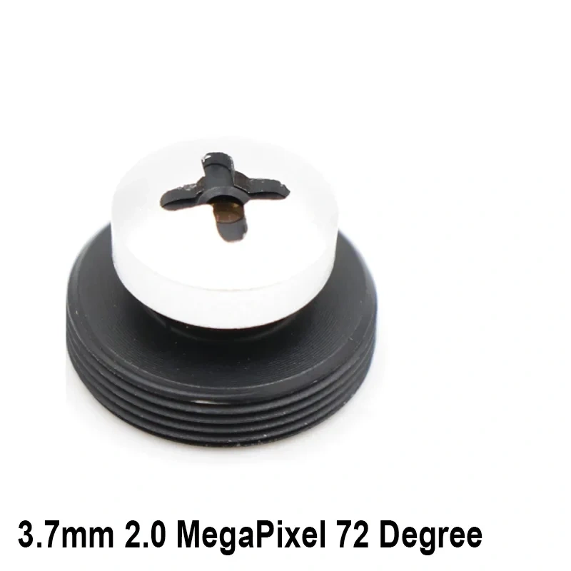 screw lens for CCTV Camera 3.7mm Lens 2.0 MegaPixel Wide-angle 72 Degree M12 x 0.5 Mount Button lens For CCTV Security Camera