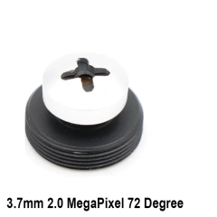 screw lens for CCTV Camera 3.7mm Lens 2.0 MegaPixel Wide-angle 72 Degree M12 x 0.5 Mount Button lens For CCTV Security Camera