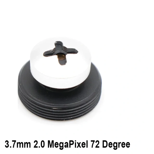 screw lens for CCTV Camera 3.7mm Lens 2.0 MegaPixel Wide-angle 72 Degree M12 x 0.5 Mount Button lens For CCTV Security Camera