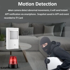 Camhi Mini WiFi Camera Invisible Audio 2MP/5MP Indoor Security Monitor PIR Style Hidden 940 Night Vision H265 Video Surveillance