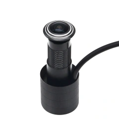 5MP HD Door Eye Hole H.265 1.66mm 1.78mm Wide Angle 180Degree CCTV Network Mini Peephole POE Door IP Camera P2P Audio Microphone