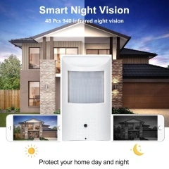 Camhi Mini WiFi Camera Invisible Audio 2MP/5MP Indoor Security Monitor PIR Style Hidden 940 Night Vision H265 Video Surveillance