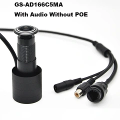 5MP HD Door Eye Hole H.265 1.66mm 1.78mm Wide Angle 180Degree CCTV Network Mini Peephole POE Door IP Camera P2P Audio Microphone