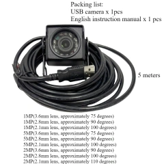 Type-c Outdoor IP65 5MP 1080P 720P 940nm IR Night Vision Webcam Waterproof mini Usb Camera Dashcam Vehicle Android Driver Free