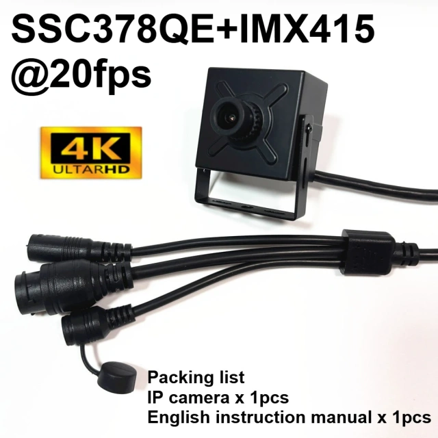 RTMP 12.0 Megapixel Starlight POE 12MP IP Camera Mini MSC338Q 1/2.49 OS12D40 Board Webcam RTSP Photo Snapshot Human Detection