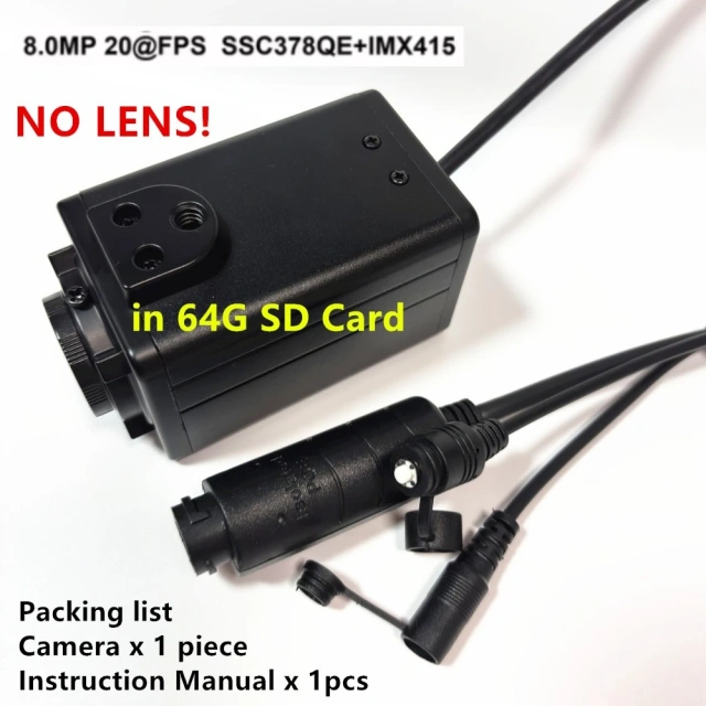 POE RTMP CAMERA 6K 4K POE IP Camera Box Mini RTMP Hivision Protocol 64GB SD TF Card IVM4200 P2P ONVIF RTSP Anjvision videolink