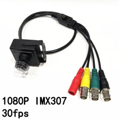 SDI Camera Mini Industrial CCTV HD SDI 2.0MP 1080P 60fps 30fps Imx385 Security Box Analog Cvbs WDR Security Small Sized Square