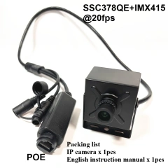 RTMP 12.0 Megapixel Starlight POE 12MP IP Camera Mini MSC338Q 1/2.49 OS12D40 Board Webcam RTSP Photo Snapshot Human Detection