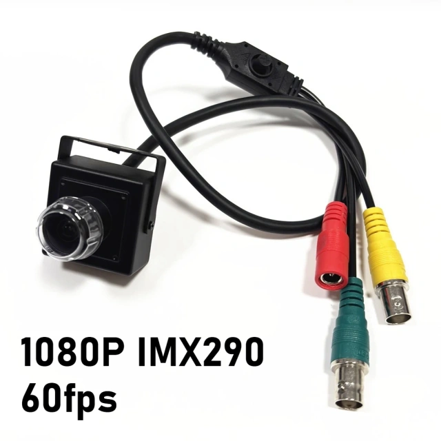 SDI Camera Mini Industrial CCTV HD SDI 2.0MP 1080P 60fps 30fps Imx385 Security Box Analog Cvbs WDR Security Small Sized Square
