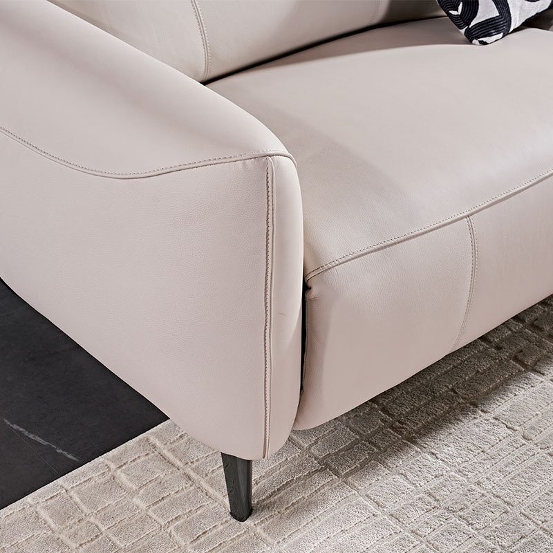 Luxury Genuine Italian style Leather power Reclinable Living room furniture sectional sofa