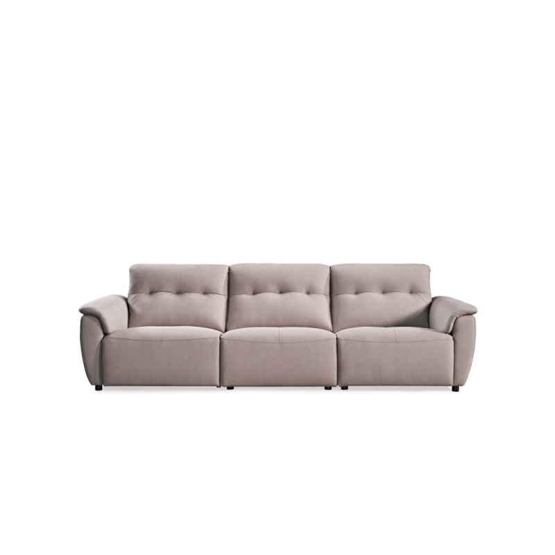 Luxury Italian style Living room furniture sectional power Reclinable Tech Leather sofa