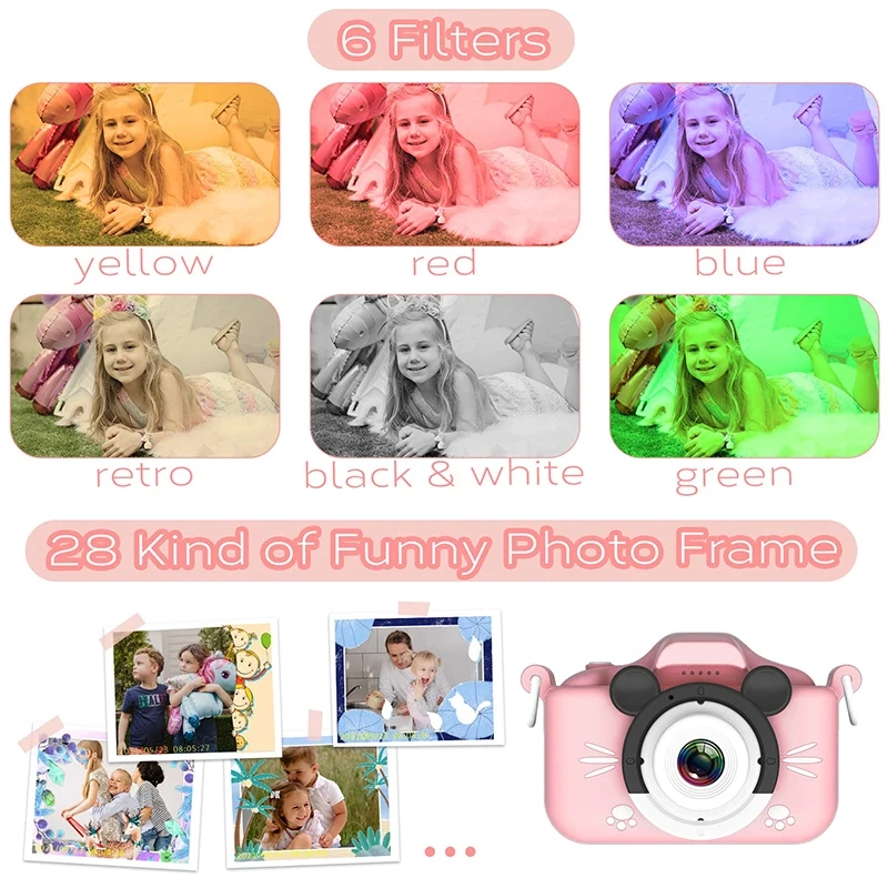 Jumon Infant Children Digital Baby Camera Camcorder Video HD Smart Toys Photo Cartoon Toddler Camera With Memory Card China Infant Baby Toys Manufacturers, Suppliers