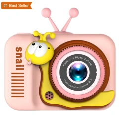 Jumon Mini Portable Digital Camera Toys 2 inch Screen HD SLR Camera Children Cartoon Cute 400mAh Kids Camera China Infant Baby Toys Manufacturers, Suppliers
