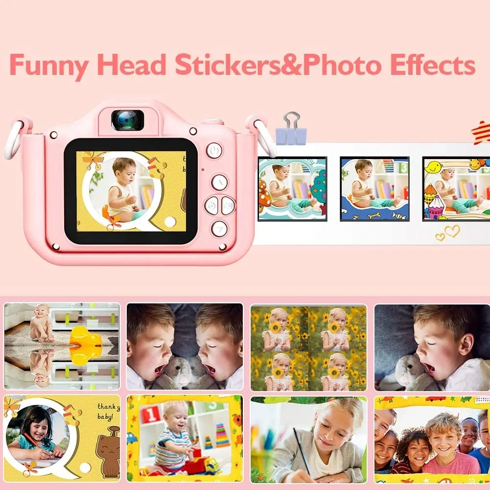 Jumon 1080P HD Camcorder Digital Kid Camera Cute Toy Cat Dog unicorn Children's Camera Toys Kids Selfie Toddler Child Camera China Infant Baby Toys Manufacturers, Suppliers