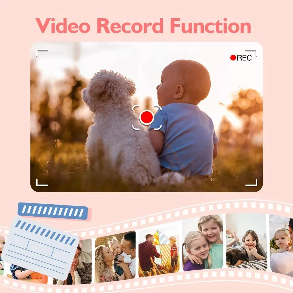 Jumon 1080P HD Camcorder Digital Kid Camera Cute Toy Cat Dog unicorn Children's Camera Toys Kids Selfie Toddler Child Camera China Infant Baby Toys Manufacturers, Suppliers