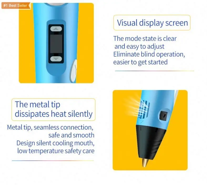 Jumon 3D Pen Drawing Pens 3D DIY Printer Pen 3d Printing Kids ABS Filament Christmas Birthday Gift Toy 3D Pen for Kids China Infant Baby Toys Manufacturers, Suppliers