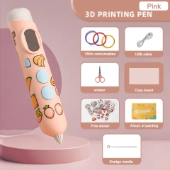 Jumon 3D Printing Pen for Children Gel Art Craft Printer 3D Pen Drawing Print For Kids Adults Creative Draw China Infant Baby Toys Manufacturers, Suppliers