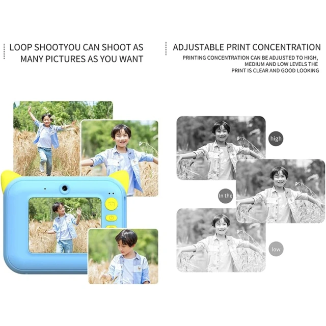 Jumon Digital Mini Toy Kids Cameras 2.4" IPS HD Portable Fast Instant Printing Camara Infantil Printer Photo Children's Camera China Infant Baby Toys Manufacturers, Suppliers
