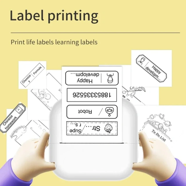 Jumon Label Printer Photo Thermal Adhesive Inkless Bluetooth Pocket Printer Stickers Maker Mini Printer Portable China Infant Baby Toys Manufacturers, Suppliers