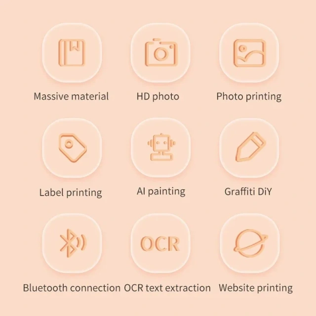 Jumon Label Printer Photo Thermal Adhesive Inkless Bluetooth Pocket Printer Stickers Maker Mini Printer Portable China Infant Baby Toys Manufacturers, Suppliers