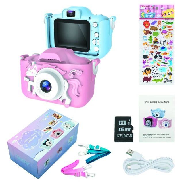 Jumon Cute Toys Horse Mini Digital Camera HD IPS Screen Cameras Toy Children Boys Girls Birthday Gifts Unicorn Kids Camera China Infant Baby Toys Manufacturers, Suppliers