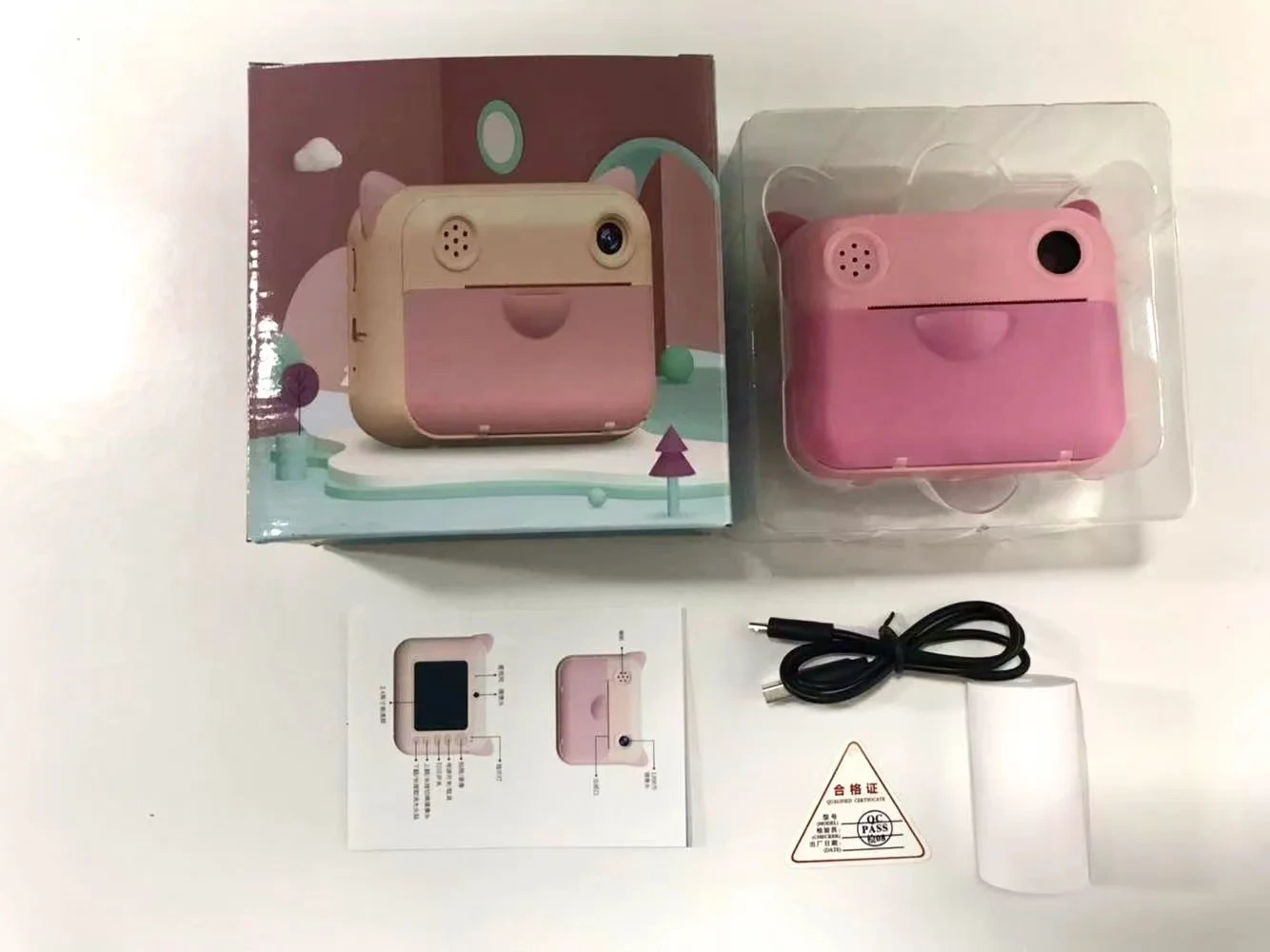 Jumon Digital Mini Toy Kids Cameras 2.4" IPS HD Portable Fast Instant Printing Camara Infantil Printer Photo Children's Camera China Infant Baby Toys Manufacturers, Suppliers