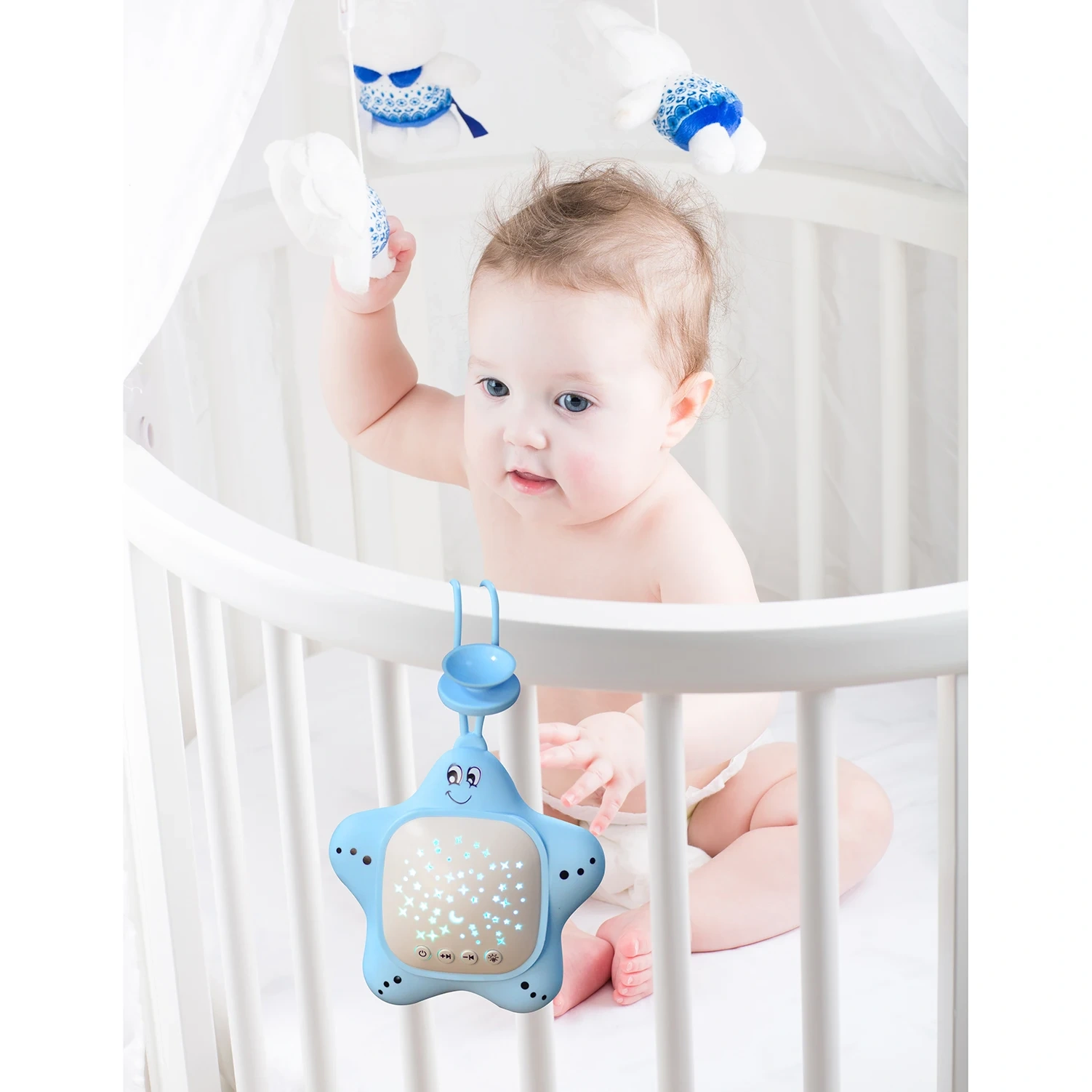 Jumon Baby White Noise Machine Projector Star Type-c Rechargeable Timed Shutdown Sleep Machine Baby Sleep Sound Player Noise player China Infant Baby Toys Manufacturers, Suppliers