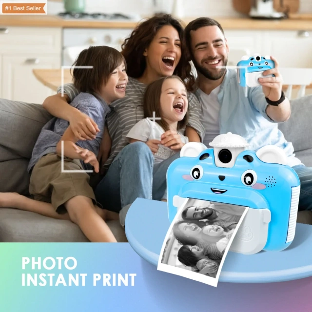 Jumon 1080P HD Mini Instant Paper Camera Photo Gifts Children's Print Camera Toys Digital Kids Instant Selfie Printing Camera China Infant Baby Toys Manufacturers, Suppliers