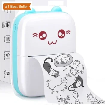 Portable Thermal Printer MINI Wireless BT 203dpi Photo Label Memo Printing With USB Cable Portable Photo Pocket Printer China Infant Baby Toys Manufacturers, Suppliers