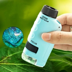 Jumon Pocket Optical Biological Microscope Kid Science Educational Toys 60X-120X Handheld Microscope China Infant Baby Toys Manufacturers, Suppliers