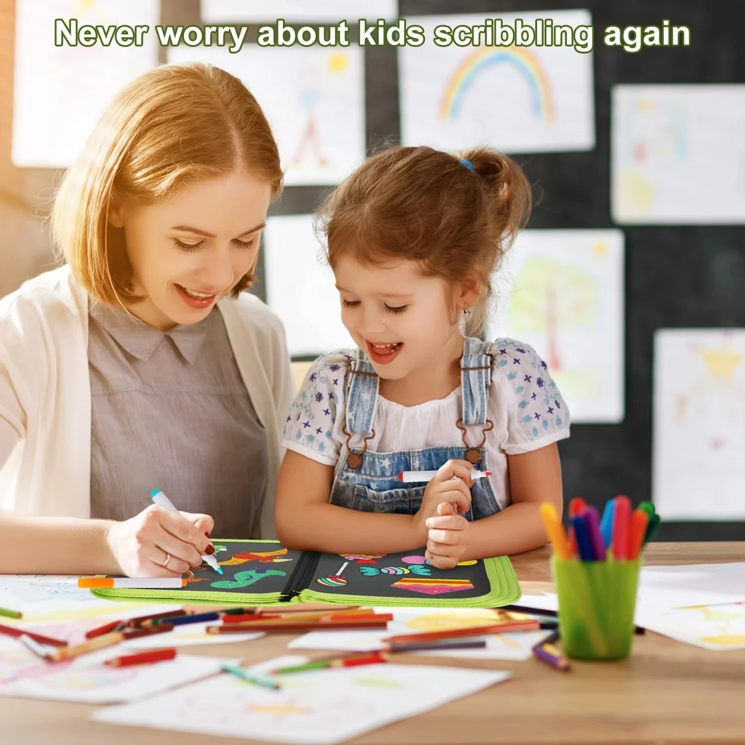 Jumon Custom Wholesale Children's Erasable Graffiti Book Drawing Book Portable Drawing Toys Doodle Book for Kids China Infant Baby Toys Manufacturers, Suppliers