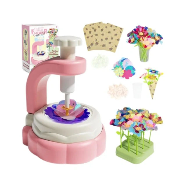 Jumon Factory Manufacturer Fabric Flower Bouquets Toys DIY Craft Kits Toys for Kids Handmade Flowers Market Toy Girls Christmas China Infant Baby Toys Manufacturers, Suppliers