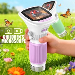 Jumon Portable Handheld Acoustic Microscope for Kids Educational STEM Toy Set with LED Display and 1280X720 Camera China Infant Baby Toys Manufacturers, Suppliers