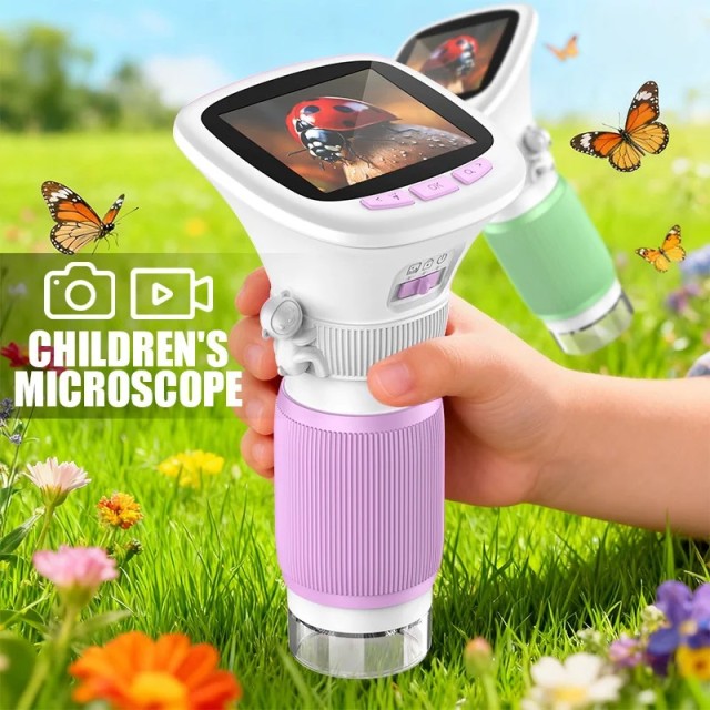 Jumon Portable Handheld Acoustic Microscope for Kids Educational STEM Toy Set with LED Display and 1280X720 Camera China Infant Baby Toys Manufacturers, Suppliers