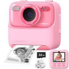 Jumon Kids Camera Instant 1080P HD Dual Lens Selfie Digital Camera for Girls Boys Christmas Birthday Gifts Toys China Infant Baby Toys Manufacturers, Suppliers